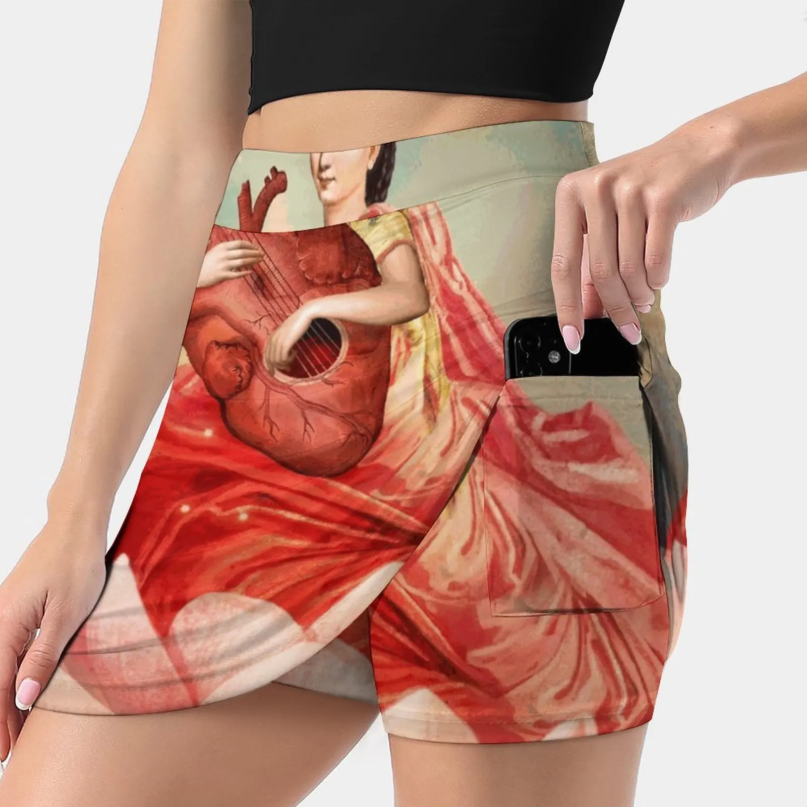 

Юбка женская летняя с цифровым изображением, Модная легкая в стиле рыцарь с чашками, летняя Катрин, Штейн и Вит