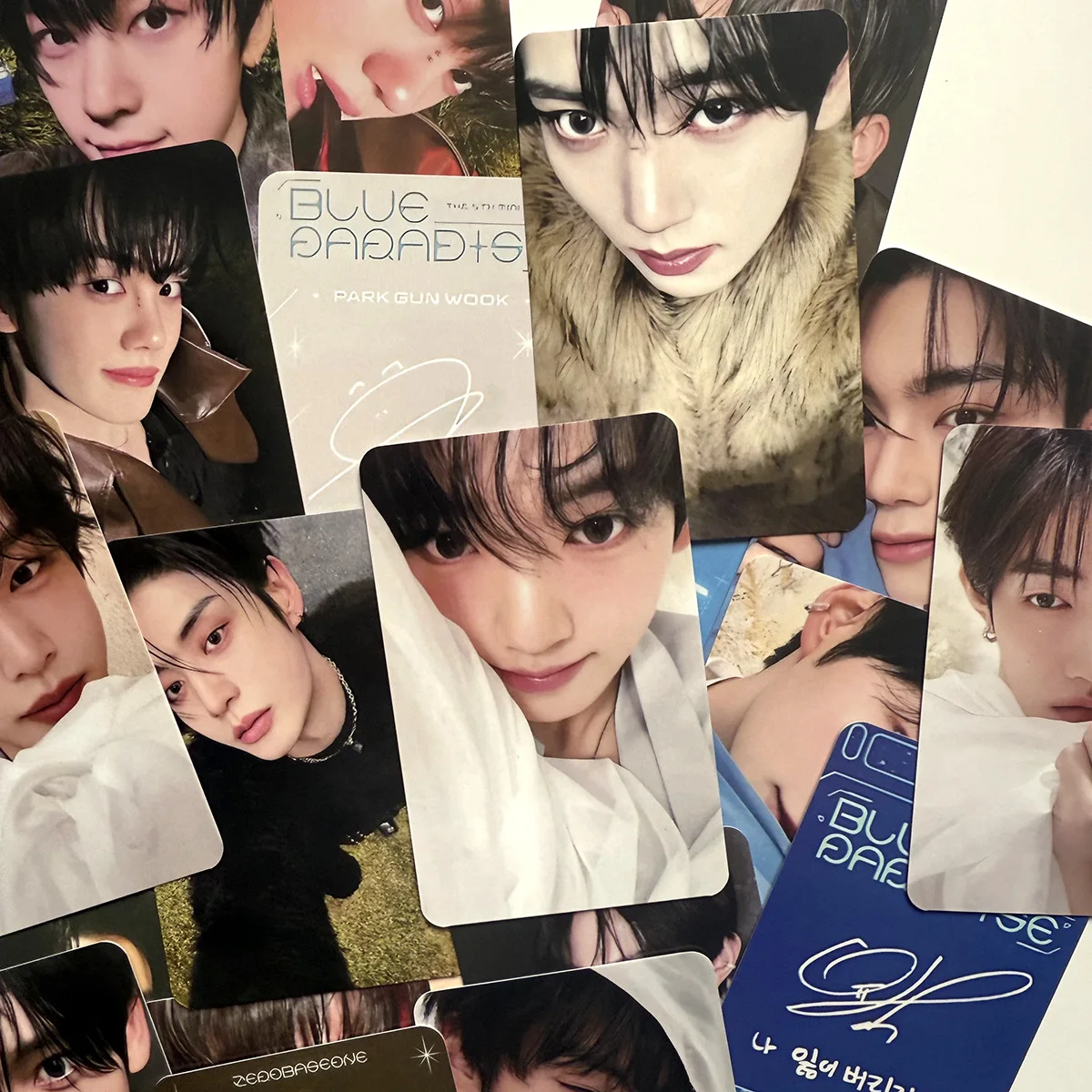 9 шт./компл. KPOP ZEROBASEONE фотокарточки Список Blue Paradise Альбом AM Key Cap Hide Seek Ver Selfie Cards Zhanghao