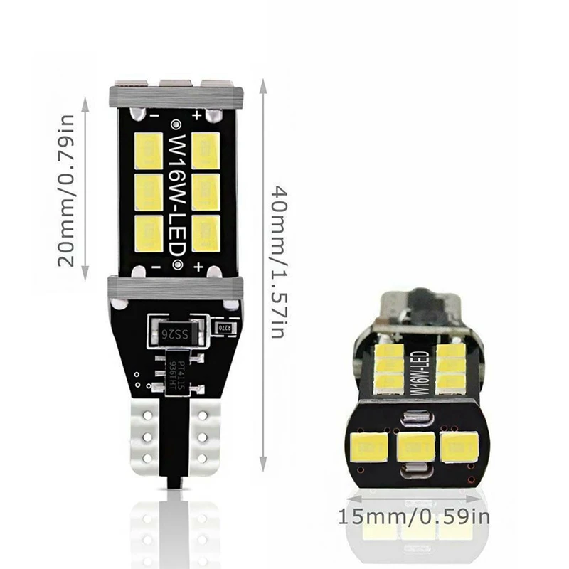 8 шт. яркая лампочка Φ 912 921 T15 W16W