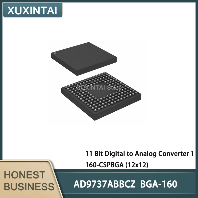 

5Pcs/Lot AD9737ABBCZ AD9737 11 Bit Digital to Analog Converter 1 160-CSPBGA (12x12)