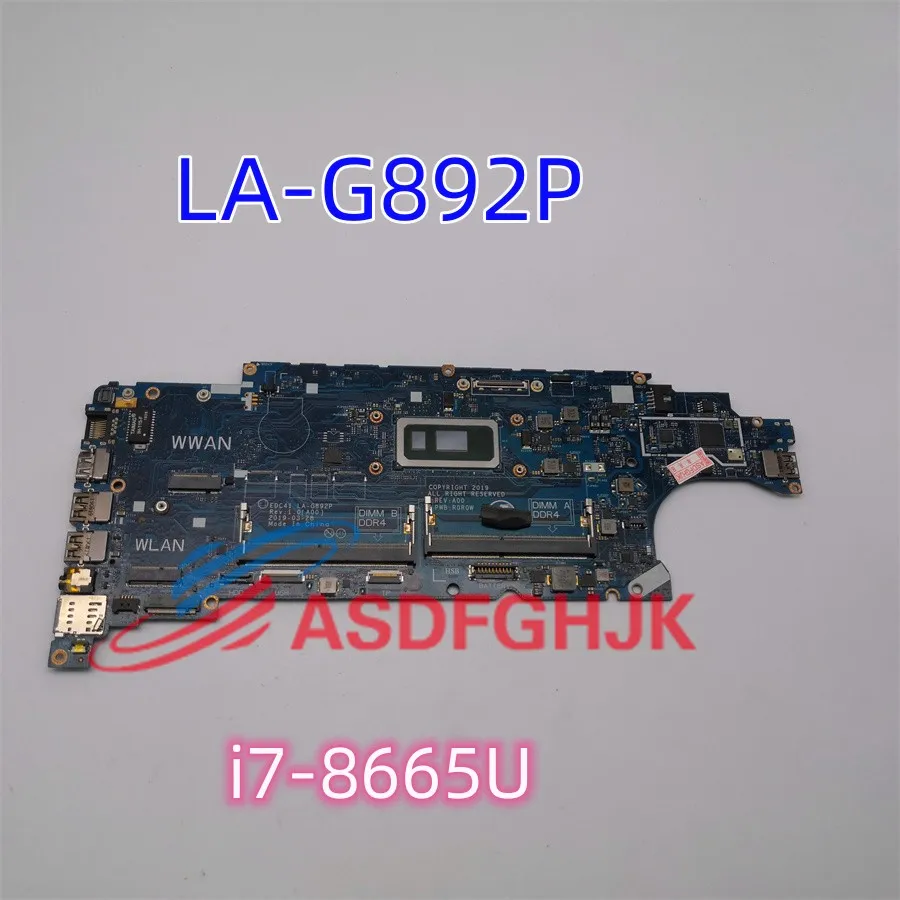 

Original For Dell Latitude 5400 Motherboard i7-8665U Cpu In-Built 05T75M EDC41 LA-G892P CN-05T75M DDR4 Tested Free Shipping