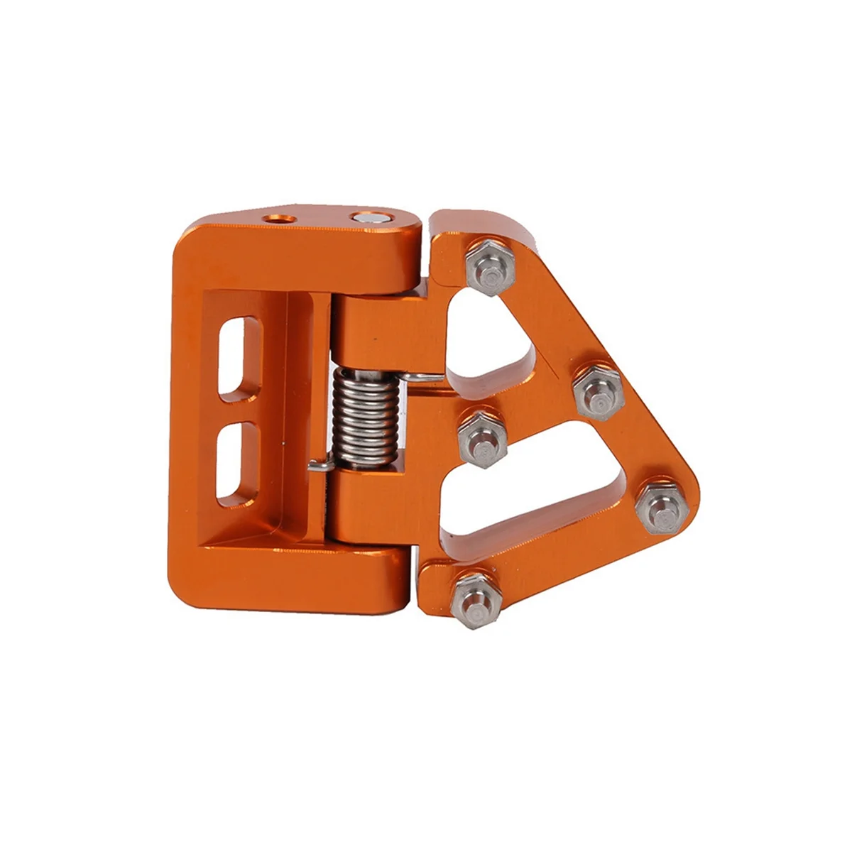 

Motorcycle Folding Rear Brake Pedal Step Tip Plate for 125 200 250 300 500 EXC XC XCF XCW SXF EXCF TPi 6D(Orange)