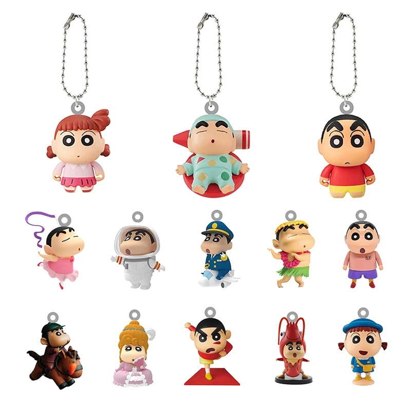 Брелок для ключей Bandai FSD920 детский мультяшный карандаш ручной работы Shin-chan