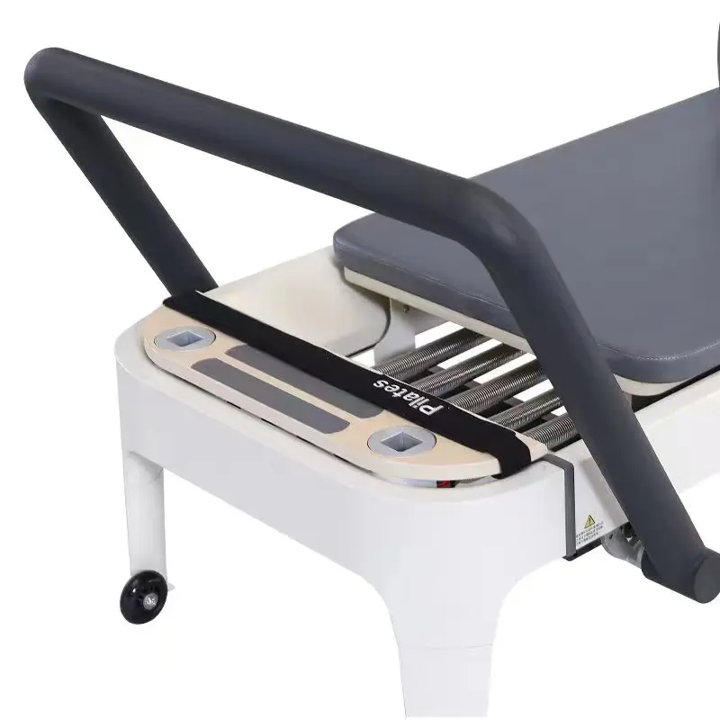 

White Aluminum Alloy Pilates Reformer For Studio And Home With Box Pilates Core Bed Reformer Machine