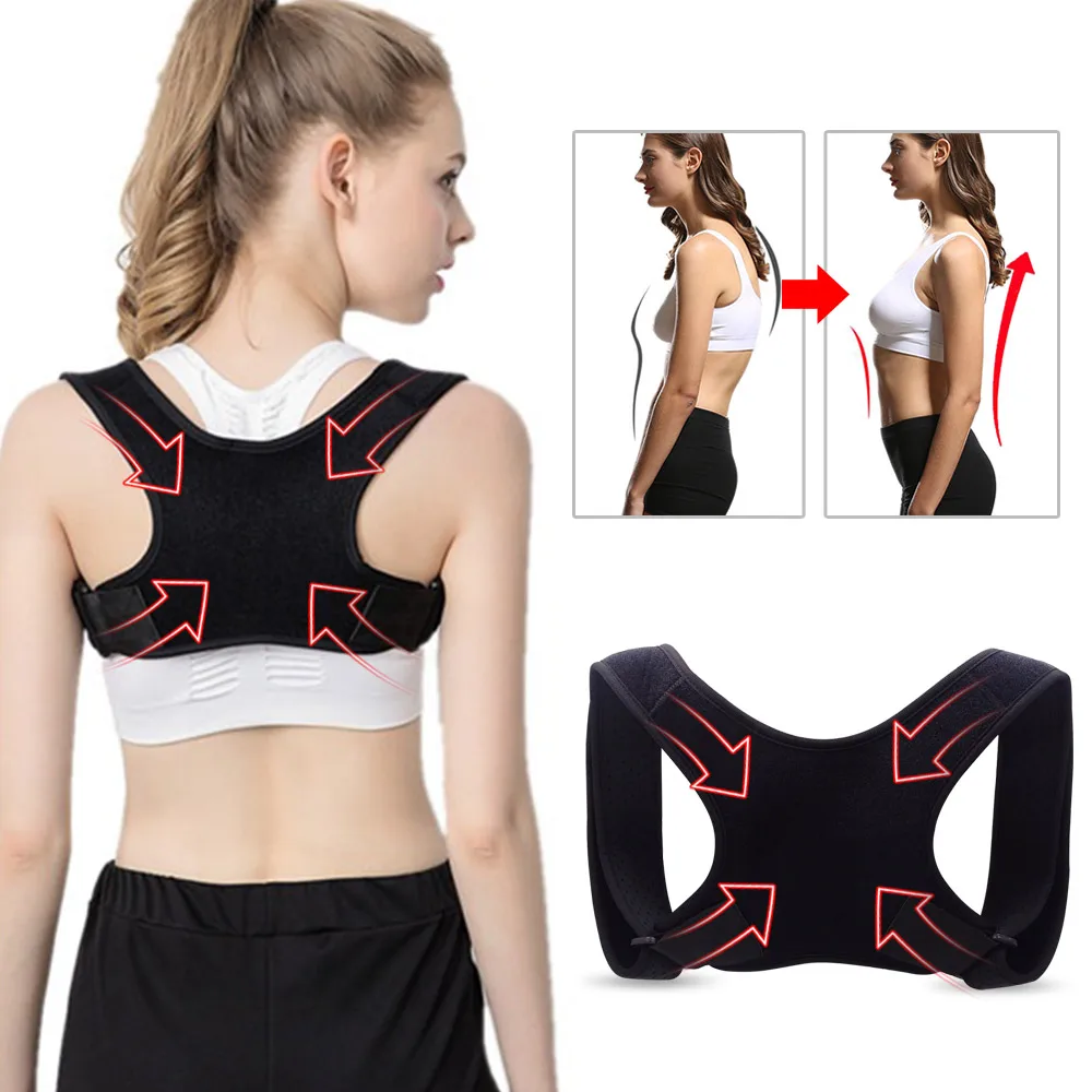 

Back Support Posture Corrector Corset Belt for Men Women Brace Lumbar Back Belt Corrector Strap Home Office Back Neck Shoulder