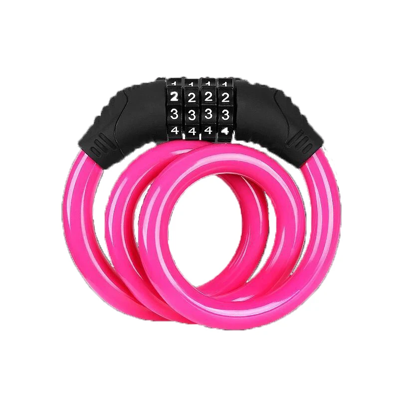 

1pcs Bike motorcycle 4 Digit Fixed Password Lock Bicycle Bike Cycle Code Lock bicycle Anti-theft combination lock Outdoor Safe