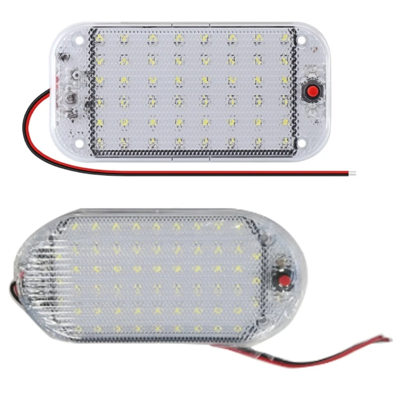 

12V RV LED Panel Light, Length: 6'', 12-85Volt Interior Ceiling Dome Light with On/Off Switch,for RV Motorhomes