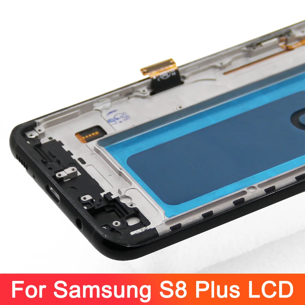 100% протестировано S8+ для Samsung Galaxy S8 plus ЖК-дисплей сенсорная панель дигитайзер G955