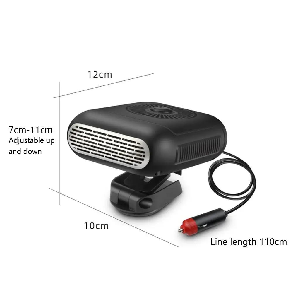 12/24V Auto Car Heater Defroster Demister Electric Heater Windshield 360 Degree Rotation Portable Car Heater images - 6