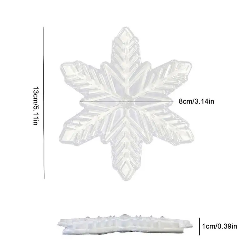 Тяговый коврик для сноуборда в форме снежинки противоскользящий 3D поднятый