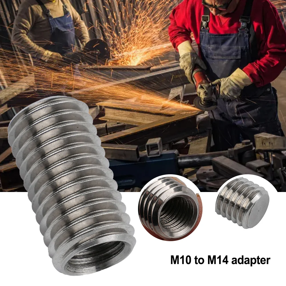

1x M10 To M14 Adapter Angle Grinder Polisher Thread Drill Bit Interface Converter Angle Grinder Accessories Power Tools