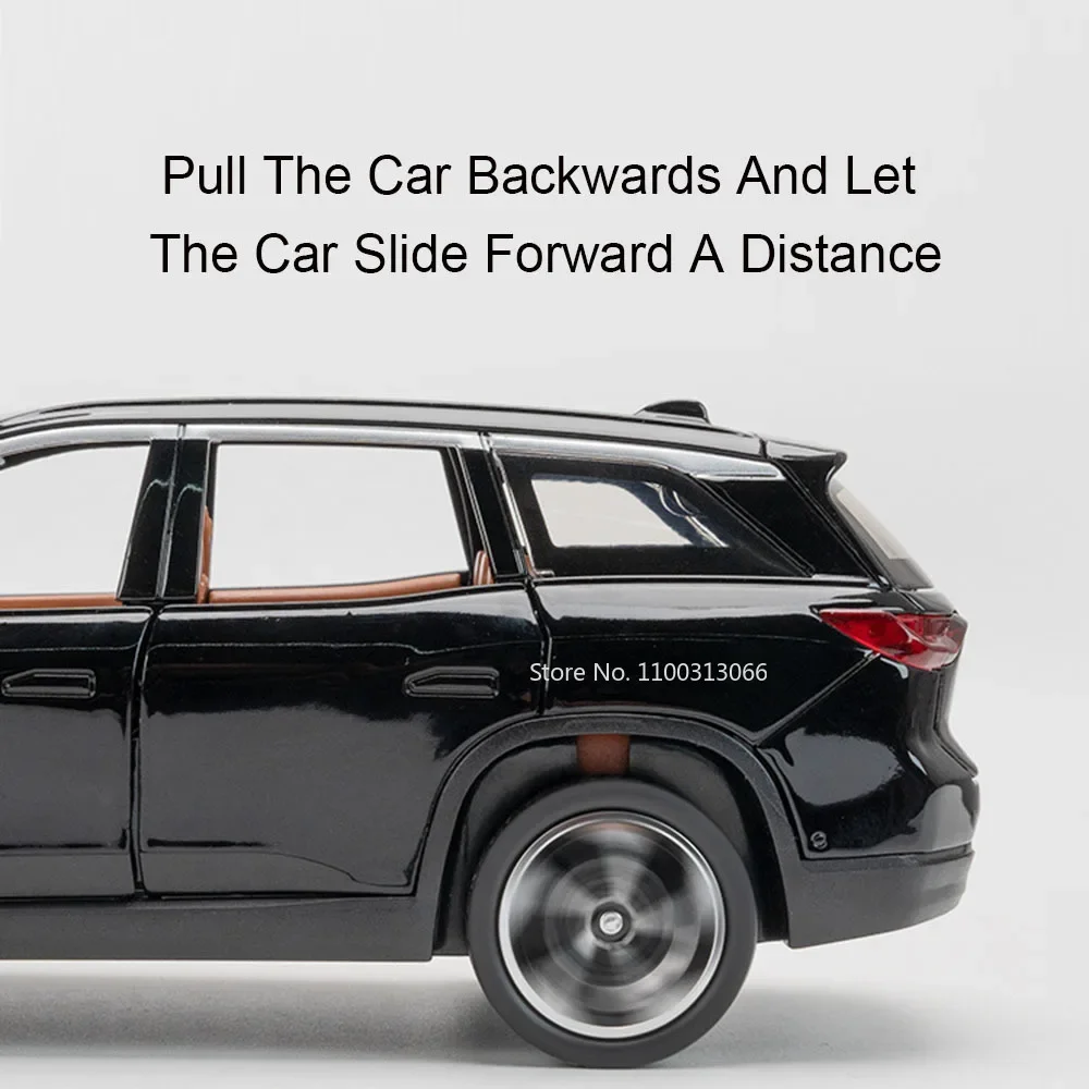 1:24 NIO ES8 игрушечные модели автомобилей литые под давлением колеса из сплава