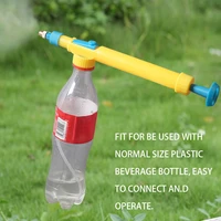 high pressure beverage bottle sprayer manual air pump garden watering tool adjustable water spray nozzle water flowers sprayer