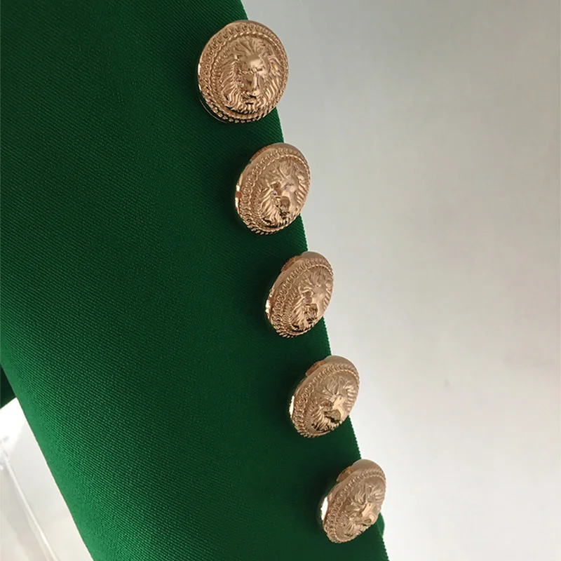 Temperament Commuter Suit Jacket Black Solid Color Slim Double-breasted Blazers Women