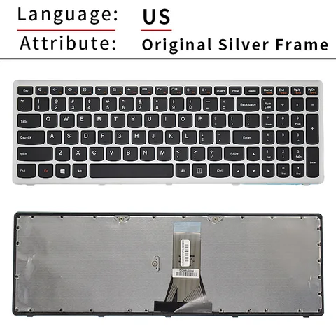 Оригинальная американская русская клавиатура для ноутбука Lenovo IdeaPad G500S S500 G505S Z501 S510P Z505 Z510 Flex 15/15D S500T S500C G500H