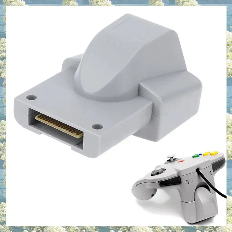 Фото Новый геймпад N64 с вибрацией, карта памяти Rumble Pak для игровой консоли 64, аксессуары №5