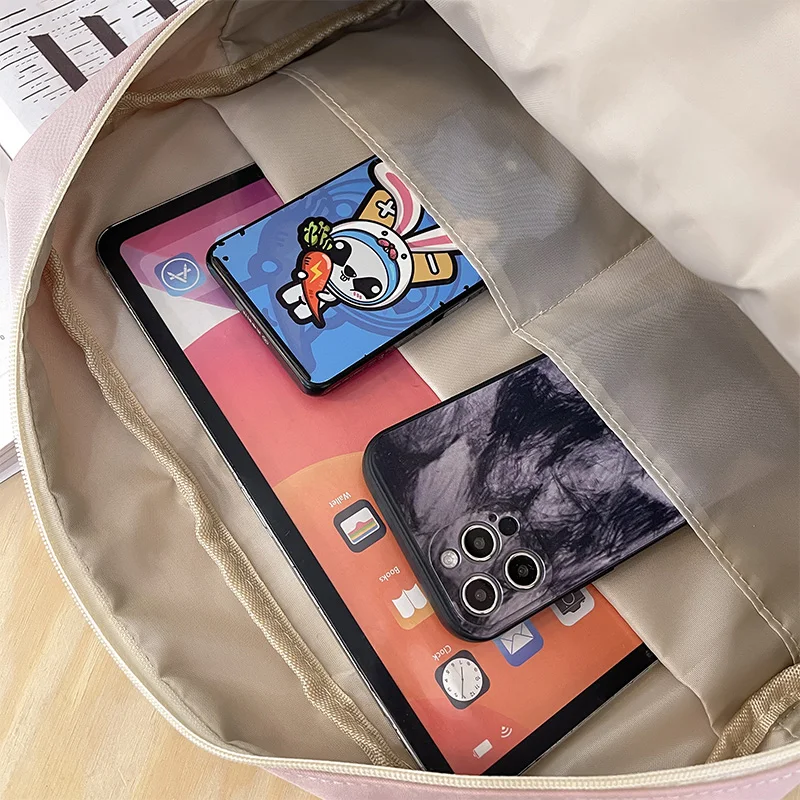 Женский рюкзак контрастных цветов в Корейском стиле женская сумка 2022 трендовая