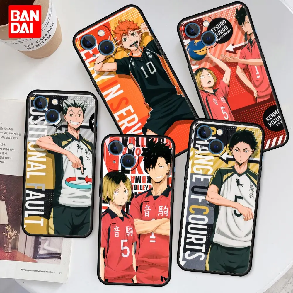 

Haikyuu Hinata Shoyo Case for iPhone 13 12 11 X XS Pro Max 6 6s 7 8 Plus SE XR 12pro 13pro Mini Black Soft Luxury Cover Silicone