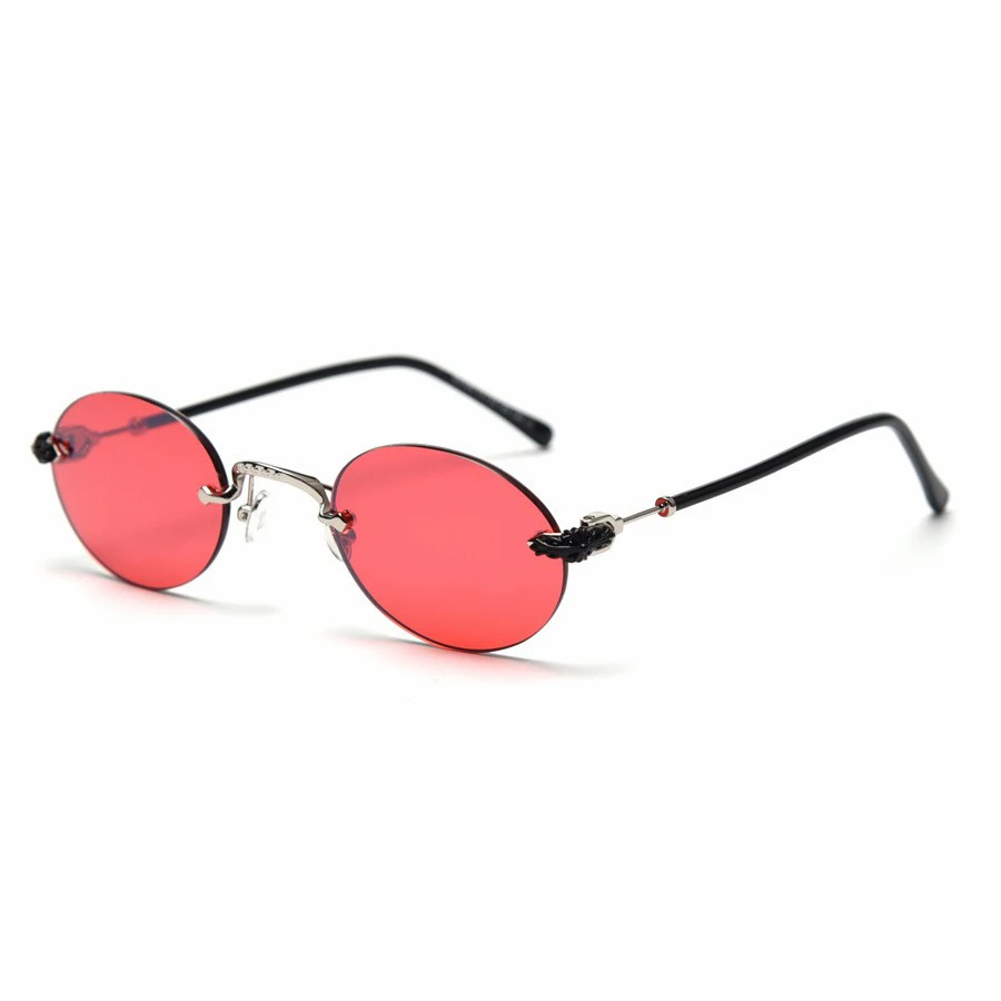 Солнцезащитные очки HBK в стиле стимпанк для мужчин и женщин модные маленькие