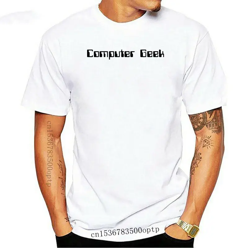 

Camiseta estampada para hombre y mujer, Camisa de algodón de манга corta para ordenador, Geek (3), 2021