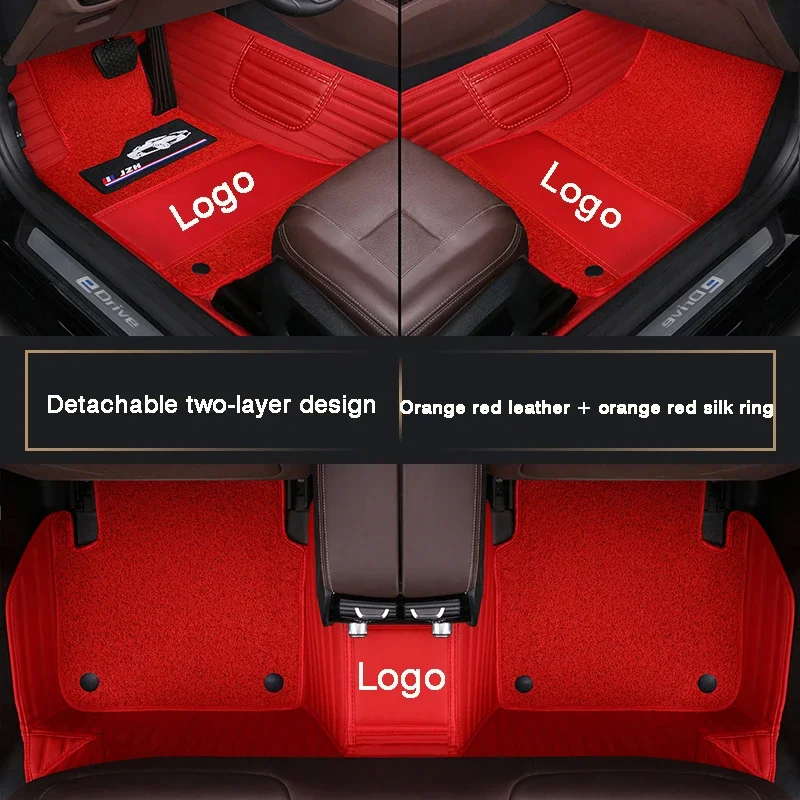 

Высококачественный настраиваемый полноразмерный автомобильный напольный коврик для SKODA Kodiaq 7 мест 2017-2019 пылезащитный и водонепроницаемый интерьер автомобиля