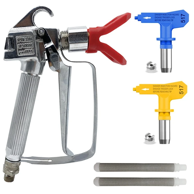 

Spot Goods 3600 PSI Airless Paint Sprayer Machine With Nozzle Seat Nozzle Guard And Filter For Airless Paint Sprayer Accessories