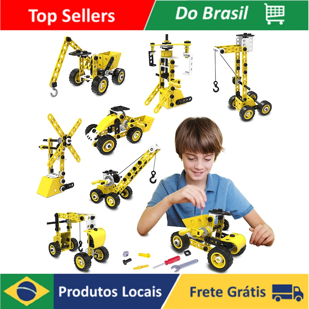 

Engineering Truck Technology Building Block Toy For Children