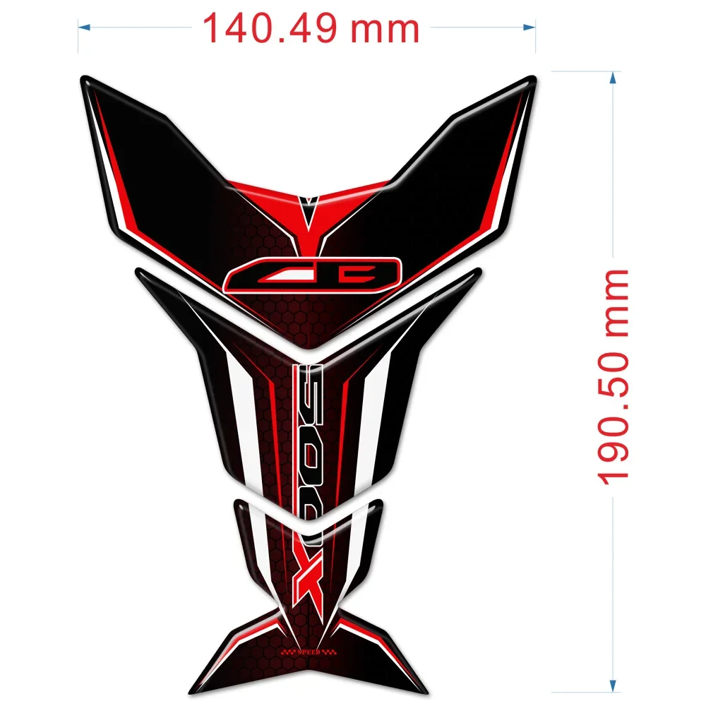 Накладка на бак для Honda CB500X CB 500X защитная эмблема шлема багажник обтекатель