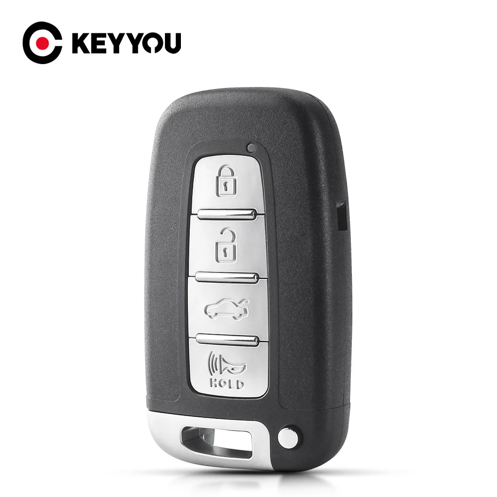 Чехол KEYYOU с 4 кнопками дистанционного управления для смарт-ключа KIA Soul Sportage Sorento
