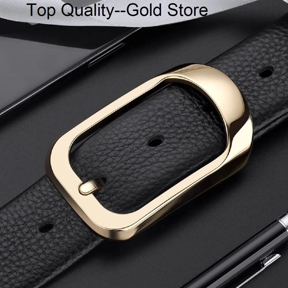 VANNANBA Mens Genuine Leather Dress Belt Casual Every Day Designer Belts for Men,with Gift Box