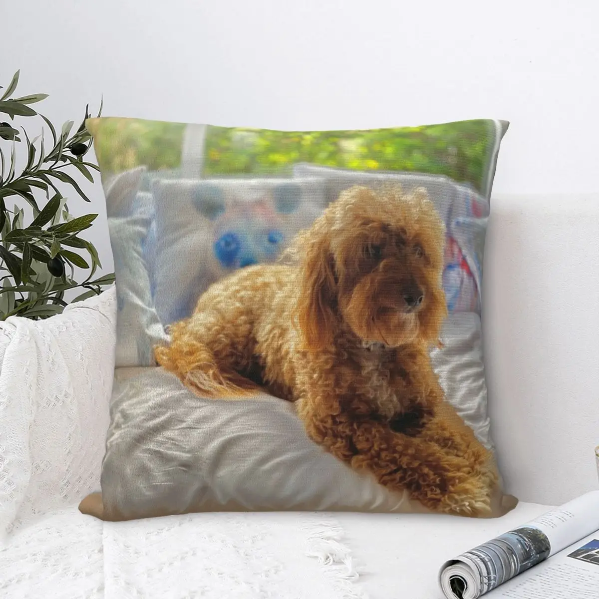 

Moodle On Bed Pillowcase Pillow Case Cushion Cover Home Sofa Car Decorative Throw Pillow Pillowcases Decoration Anime