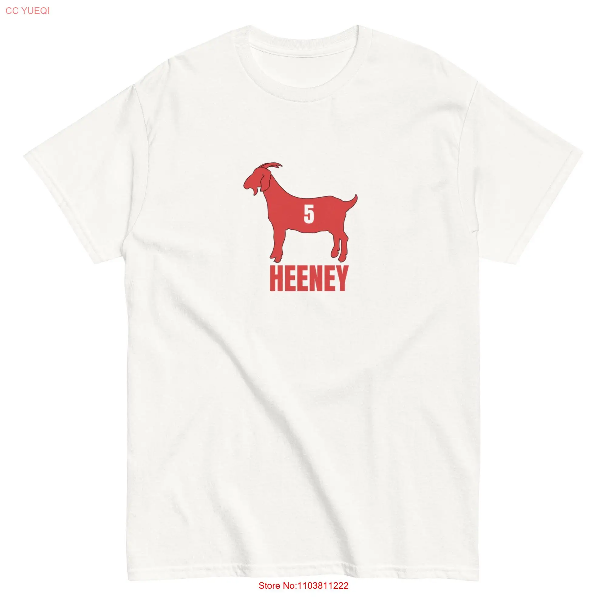 Футболка Sydney Swans Isaac Heeney The GOAT Could he be 2024 коричневый медлист с длинными или