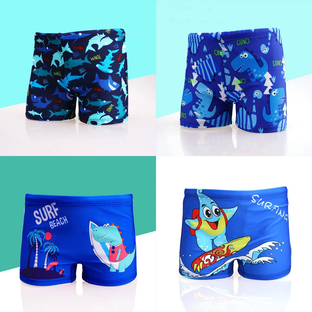 New Children Swimming Trunks For Boys Swimwear Quick-drying Short Kids Cartoon Bathing Suits Boy Swimming Shorts Beach Swimwears