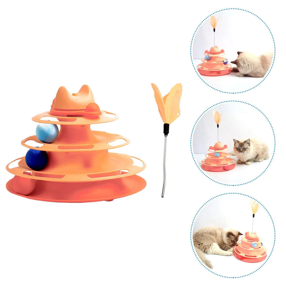 

Вращающийся пружинный поворотный круг для кошки, аксессуары для домашних животных)