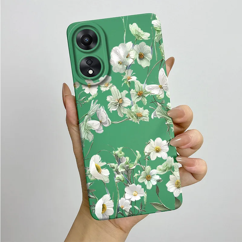 Для OPPO A78 5G A1X 5G чехол Fundas CPH2483 CPH2495 силиконовый мягкий чехол для телефона с милым окрашенным принтом противоударный защитный чехол (art.: 3920ca39cc460) - 3920ca39cc460