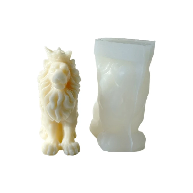

Candle Making Mold Animal Lion-Shape Silicone Mold Halloween Party Making