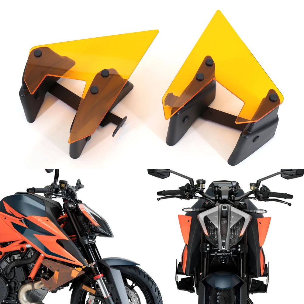 

NEW Motorcycle Parts Side Downforce Naked Spoilers Fixed Winglet Fairing Wing Deflectors Panel For 1290 SUPERDUKE R 2020 2021