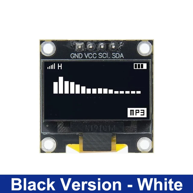 Модуль дисплея IIC SPI Serial 7/4Pin, 0,96 дюйма, белый/синий/желтый, синий/желтый
