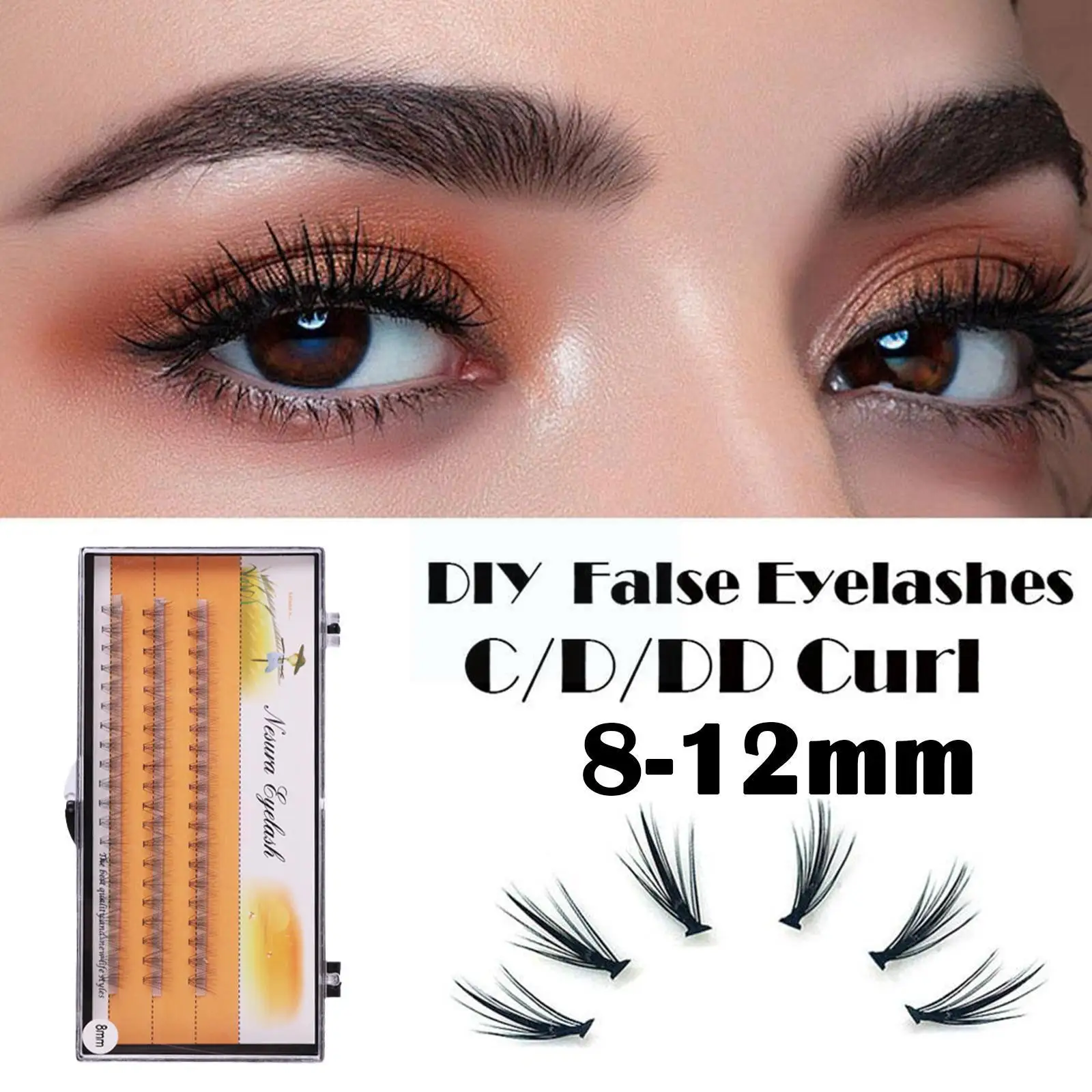 

30 Thick Natural Real Planting False Single Cluster Plant Product Eyelashes Grafting Fleece Soft New Mink Type T6D9