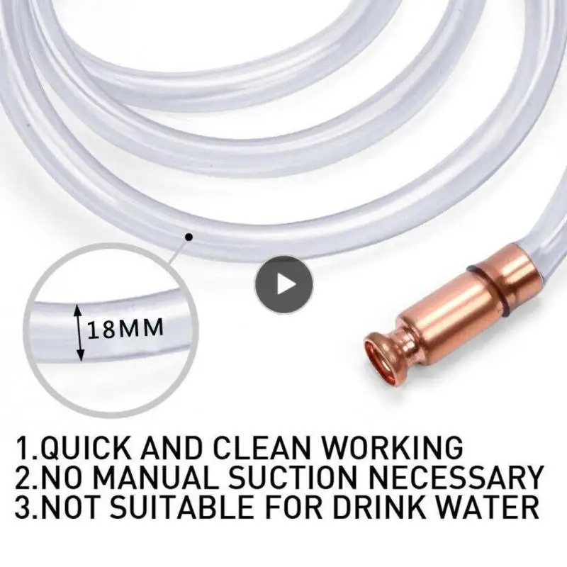 

Gasoline Fuel Water Shaker Small Manual Pumping Oil Pipe Fittings Portable Siphon Oil Suction Device Universal Car Accessories