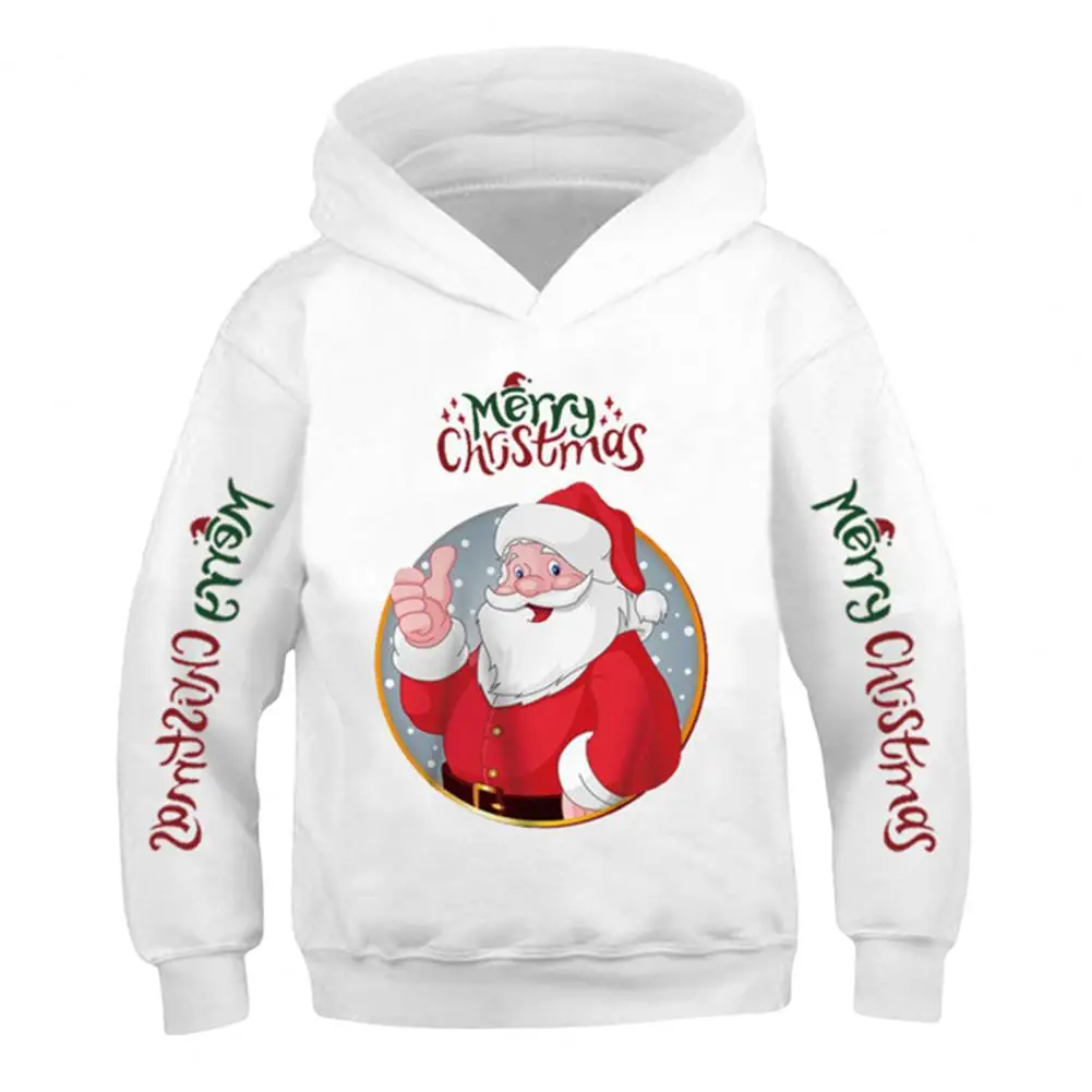 

Моющаяся свободная толстовка с флисовой подкладкой для празднования Рождества, для дома