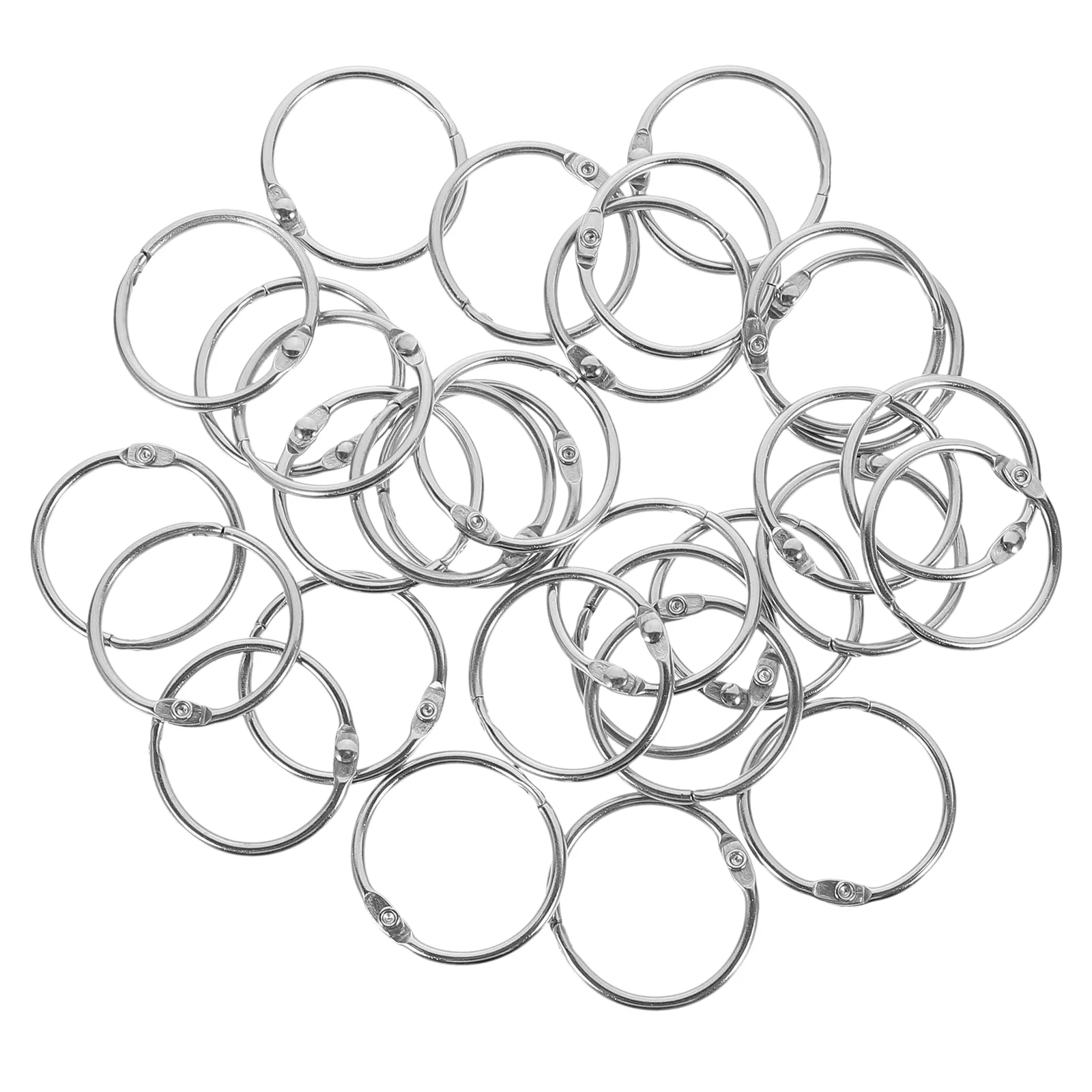 50 шт. кольца для ключей с пряжкой и отрывными листами переплета книг подарочная