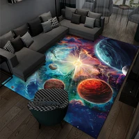 stereo vision planet series carpet 3d printing living room carpet childrens bedroom bedside carpet hotel theme floor mat carpet