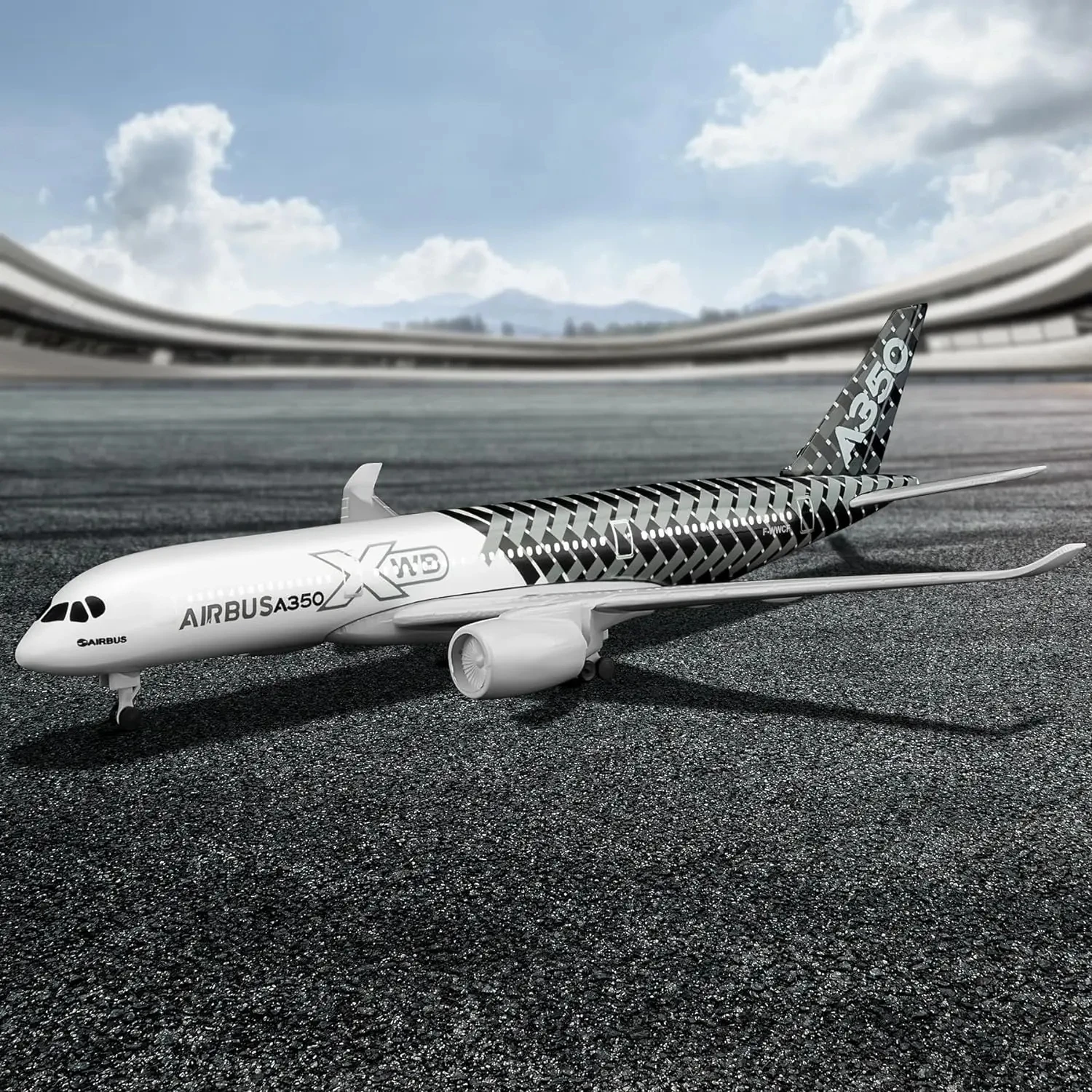 20 см масштаб 1:400 A350 прототип XWB модель самолета из авиационного сплава с колесами