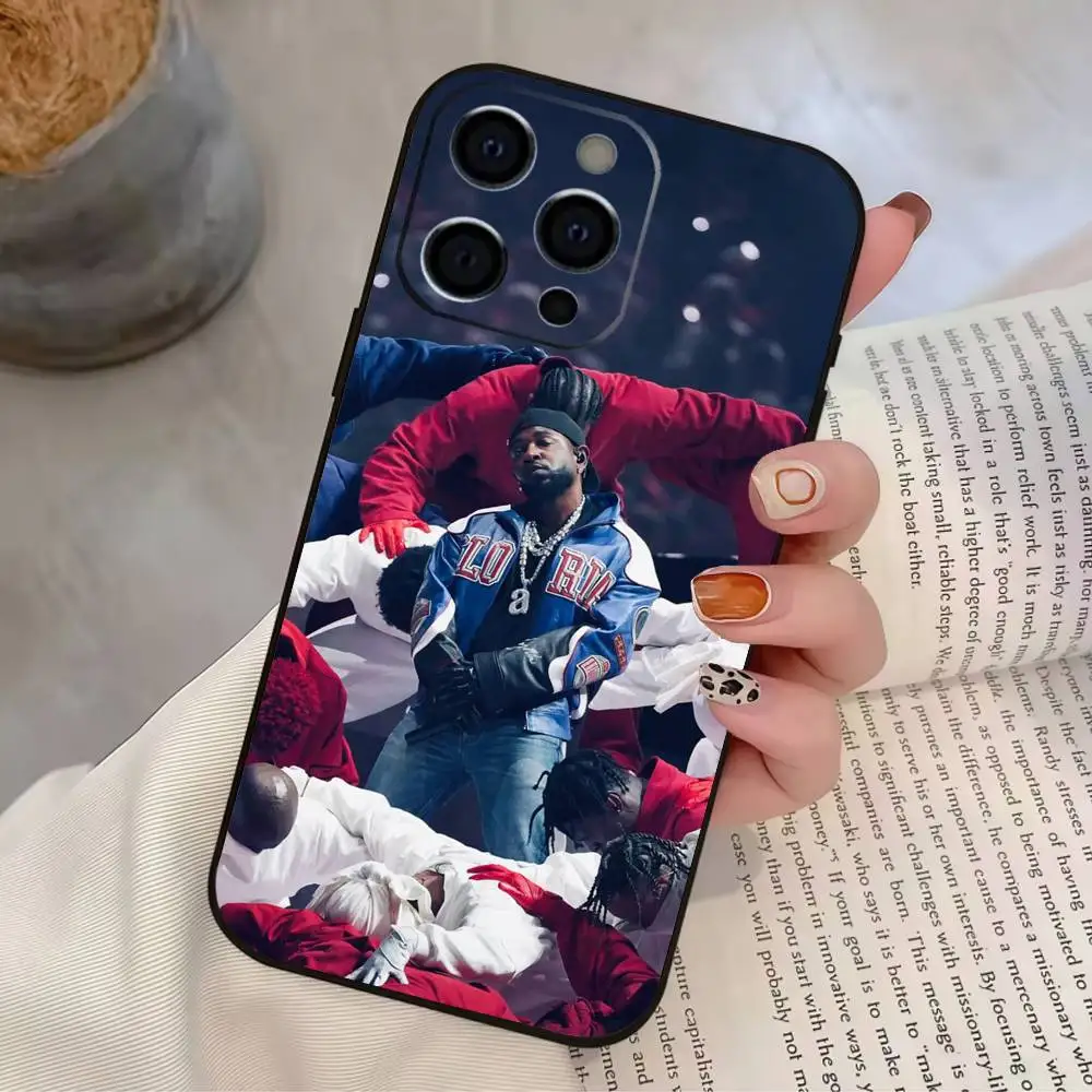 Чехол для телефона K-kendrick L-Lamar для iPhone 17, 16, 15, 14, 13, 12, 11 Plus, Pro Max, XS, мягкий черный чехол (art.: 3920d85dbf73a) - 3920d85dbf73a