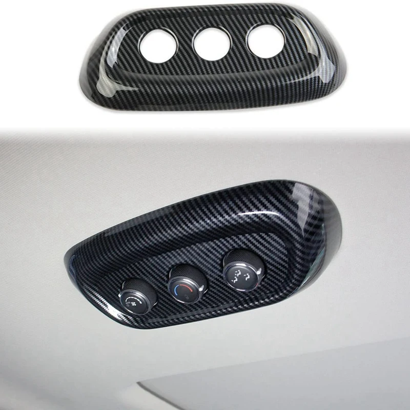 

Ручка кондиционера для задней крыши, обшивка панели кондиционера для Dodge Durango 2014-2022, аксессуары, углеродное волокно, 1 шт.