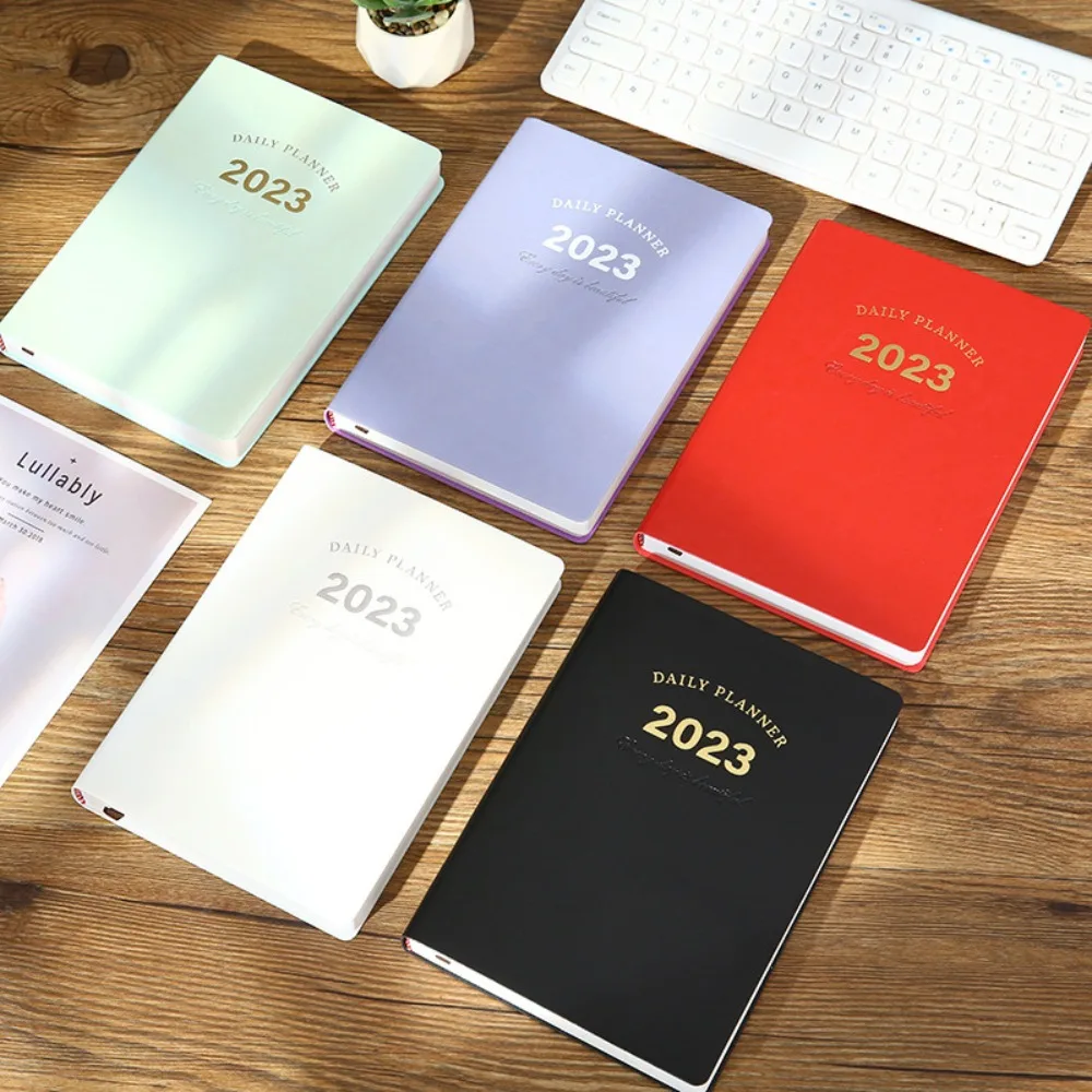 

Journal Work Planning Time Management Office Supplies 2023 A5 Notebook Business Notepad Agenda Planner Yearly Calendar