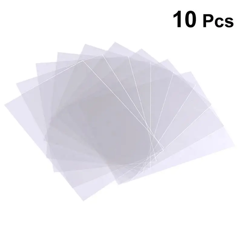 

Прозрачная пленка из ПЭТ 10 шт., термостойкие прозрачные листы, пластиковый лист для коробки, упаковочные материалы «сделай сам»