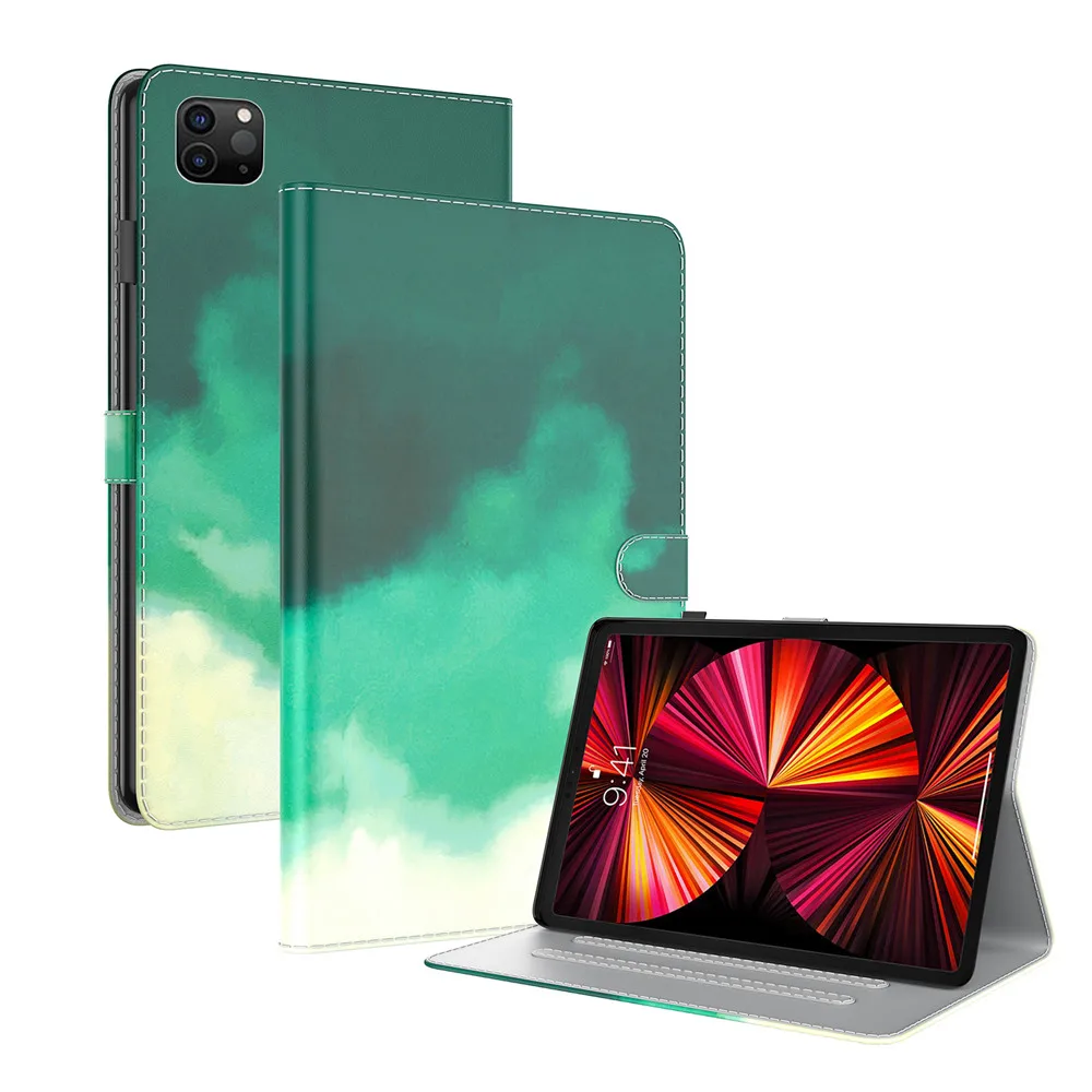 

Фотоальбом для iPad Air 4 10,9 2020 A2316 A2324 A2325 A2072, акварельный Чехол-книжка для нового iPad Air 5 10,9 A2588 2022