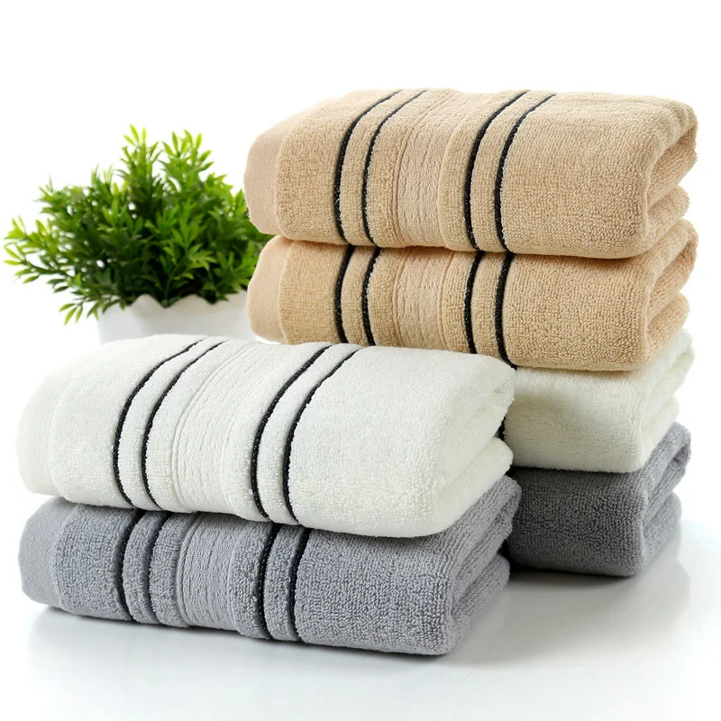 

[Pure cotton warranty]Furunzi ink towel, pure cotton, thickened soft water absorbent bath towel, embroidered words